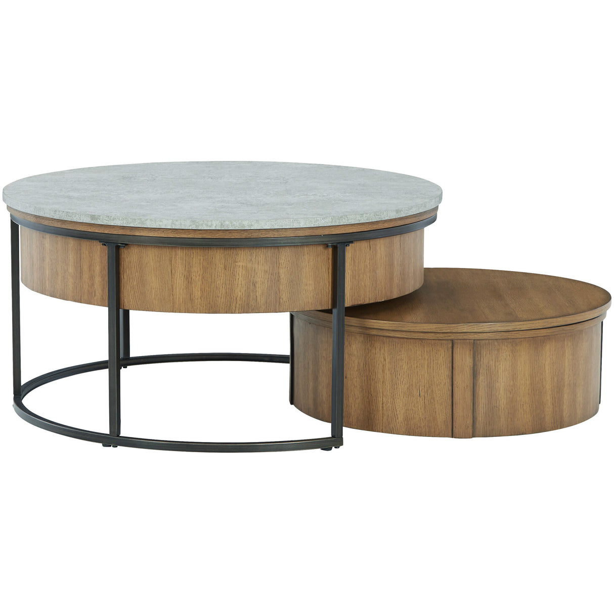 Fridley Set of 2 Nesting Coffee Tables - QK1048067_ASHL_SID_OL