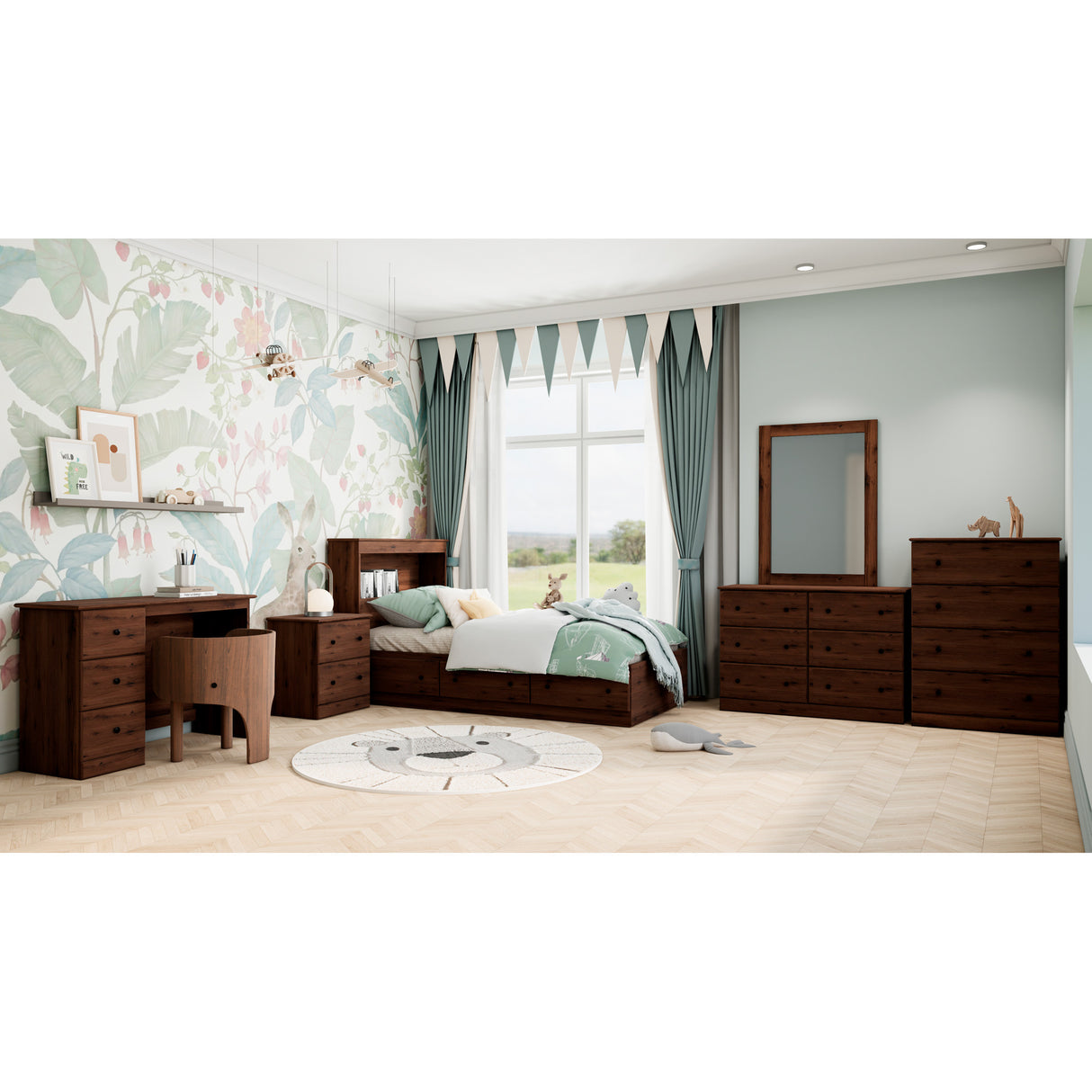 Essentials 59 Inch Dresser - QK1048533_PERD_LF1_RM