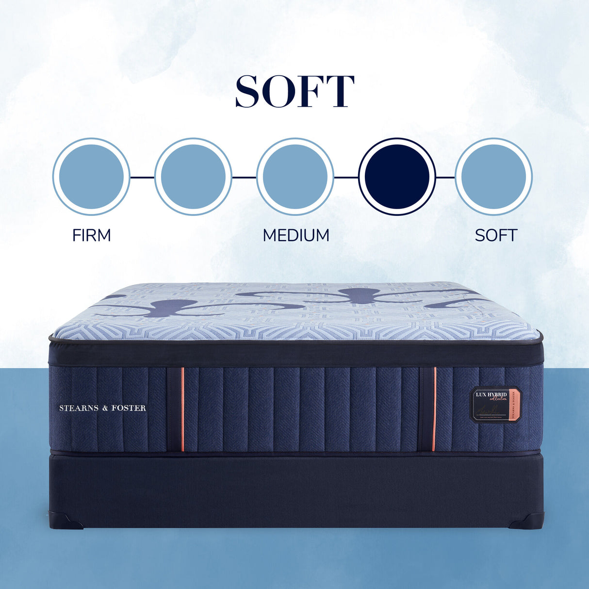 Stearns and Foster Lux Hybrid Soft Mattress - QK1061225_STER_IS1_OL