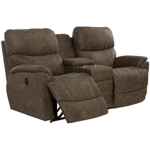 Trouper Reclining Console Loveseat - QK1064412_LAZY_OPN_OL