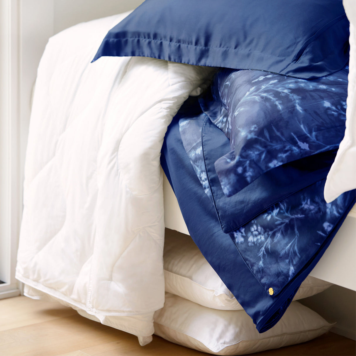 Flower Press Tencel Duvet - QK1065912_PURE_LF1_RM