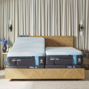 Tempur-Pedic Ergo ProSmart Base split king in bedroom