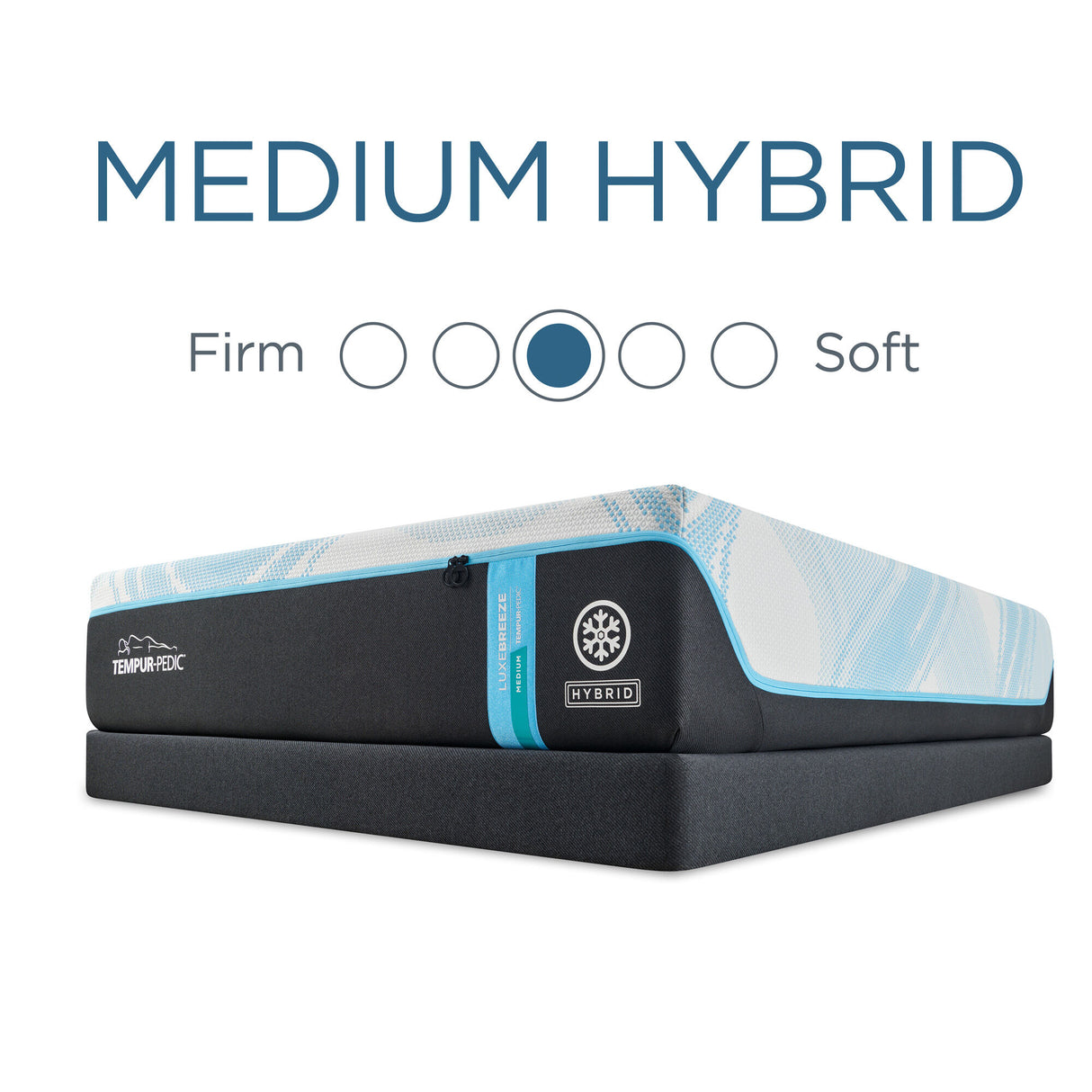 Tempur-Pedic TEMPUR-Luxe Breeze 2 Medium Hybrid Mattress - QK1066590_TEMU_IS1_OL