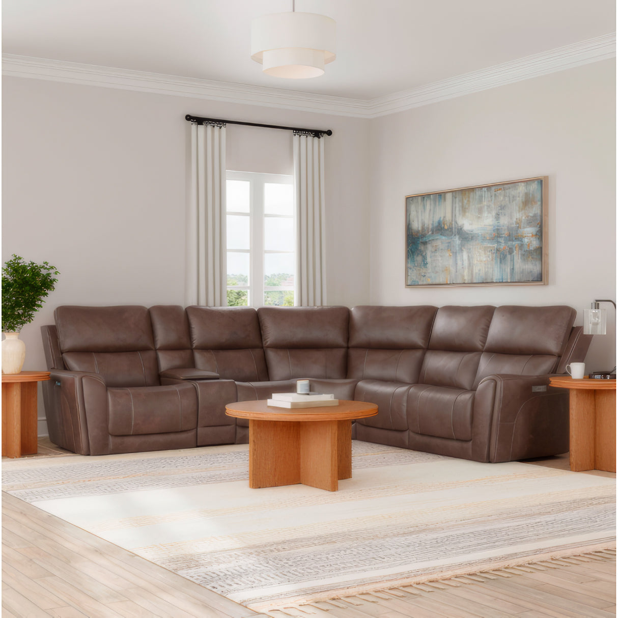 Dylan 6 Piece Sectional with 2 Power Ends - QK1086644_FLXS_LF1_RM