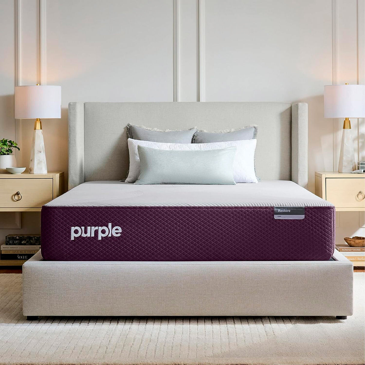 Purple Restore Firm Mattress - QK1087106_PURL_LF1_RM