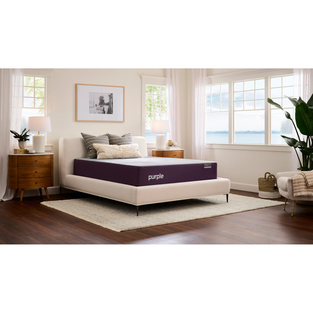 Purple RestorePlus Soft Mattress - QK1087113_PURL_LF1_RM