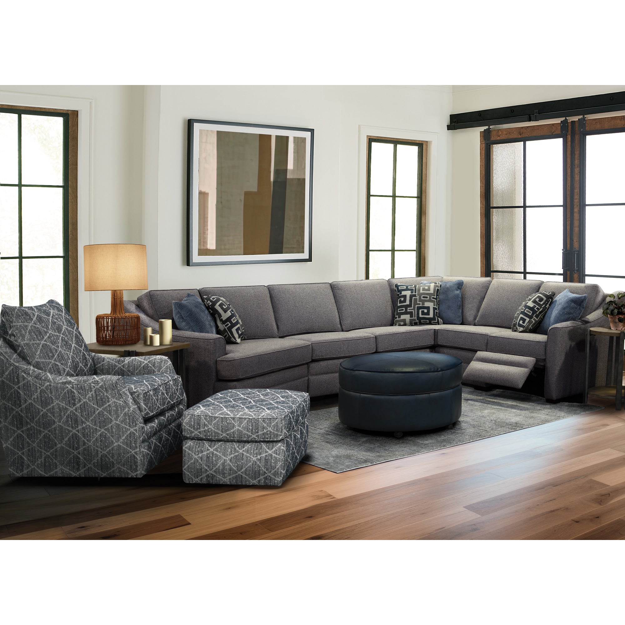 4 recliner sectional sale