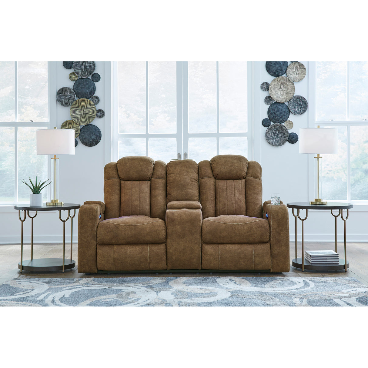 Wolfridge Power Reclining Loveseat - QK1089171_ASHL_LF1_RM