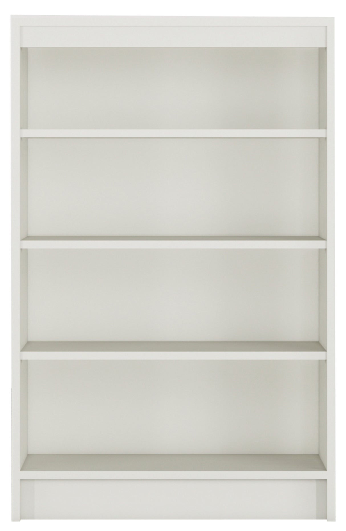 Straightforward 48 Inch Bookcase front view