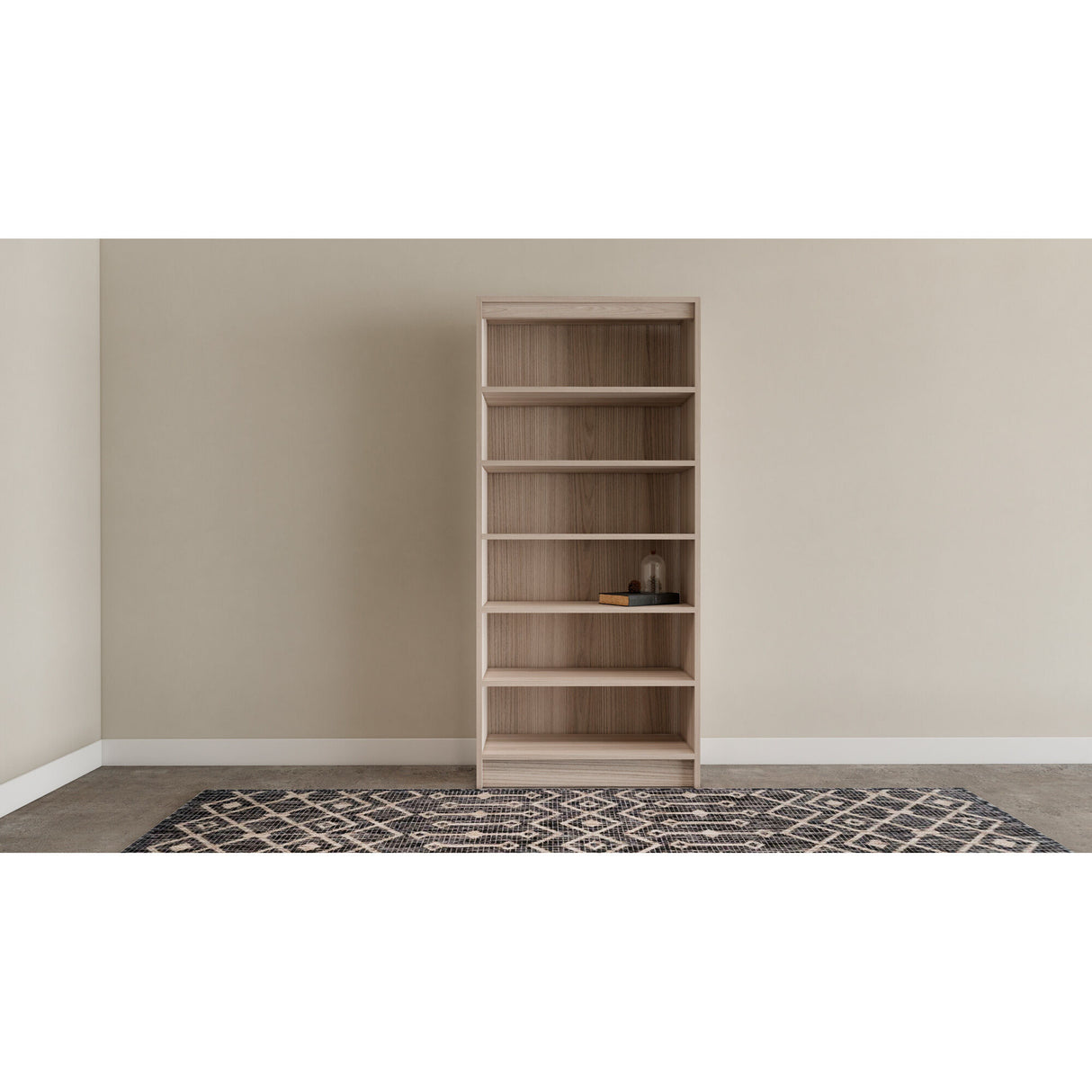 Straightforward 67 Inch Bookcase - QK1089222_PERD_LF1_RM