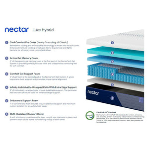 Nectar Luxe Hybrid Mattress - QK1089280_RESI_IS1_OL