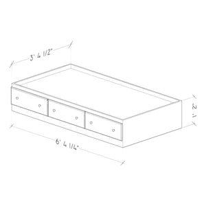 Essentials Mates Bed - QK1089386_PERD_DIM_OL