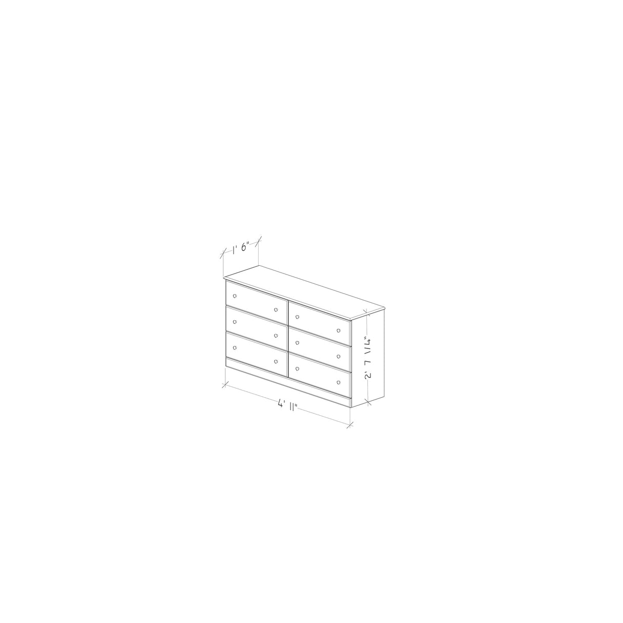 Essentials 59 Inch Dresser - QK1089388_PERD_DIM_OL