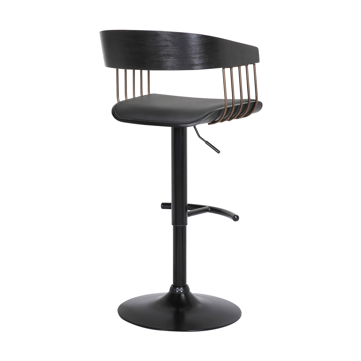 Larisa Adjustable Swivel Bar Stool - QK1089611_ARMN_BCK_OL