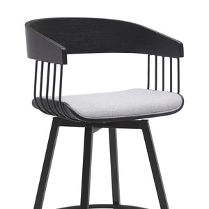 Athena Swivel Counter Stool iso view