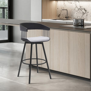 Athena Swivel Counter Stool at kitchen counter