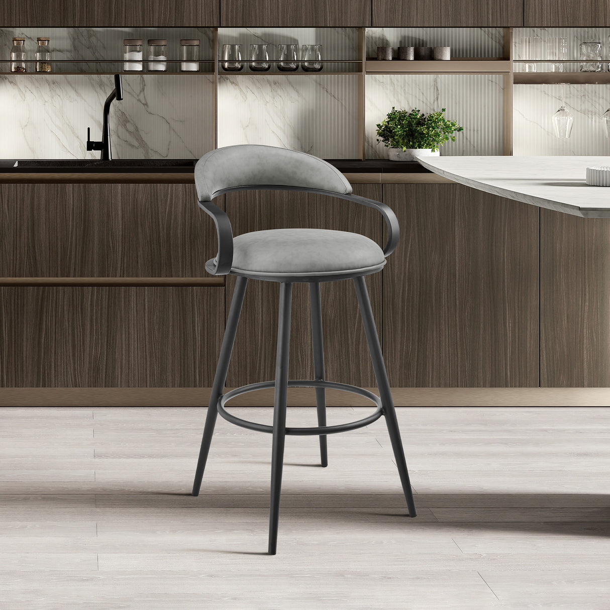 Gardenia Swivel Bar Stool - QK1089631_ARMN_LF1_RM