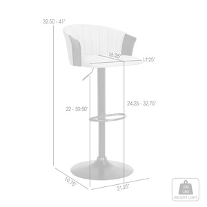 Lydia Adjustable Swivel Bar Stool - QK1089638_ARMN_IS5_OL