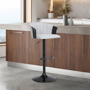 Lydia Adjustable Swivel Bar Stool - QK1089638_ARMN_LF1_RM