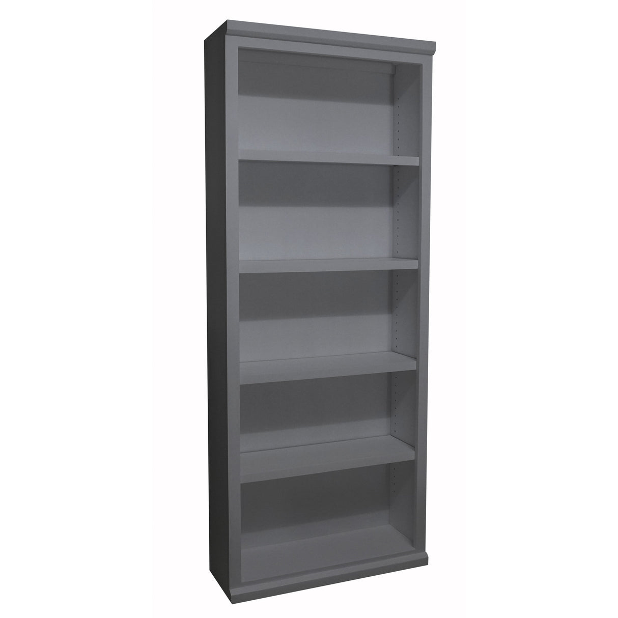 Grey Kyle 78 Inch Bookcase iso view