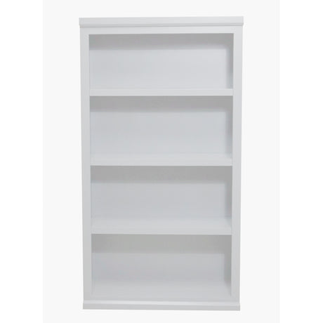 Kyle 58 Inch white Bookcase