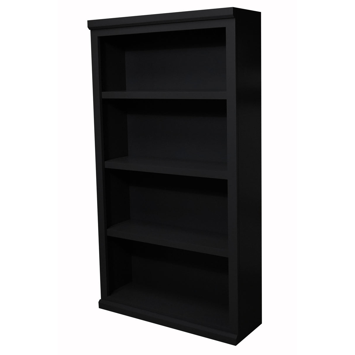 Kyle 58 Inch Black Bookcase