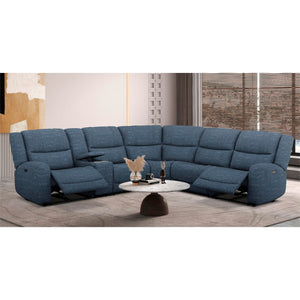 Grayson 6 Piece Sectional with 2 Power Ends and 1 Power Armless - QK1089879_KUHK_LF1_RM