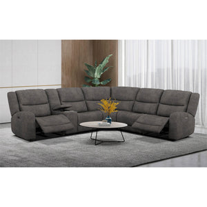 Grayson 6 Piece Sectional with 2 Power Ends and 1 Power Armless - QK1089888_KUHK_LF1_RM