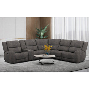 Grayson 6 Piece Sectional with 2 Power Ends and 2 Power Armless - QK1089890_KUHK_LF1_RM