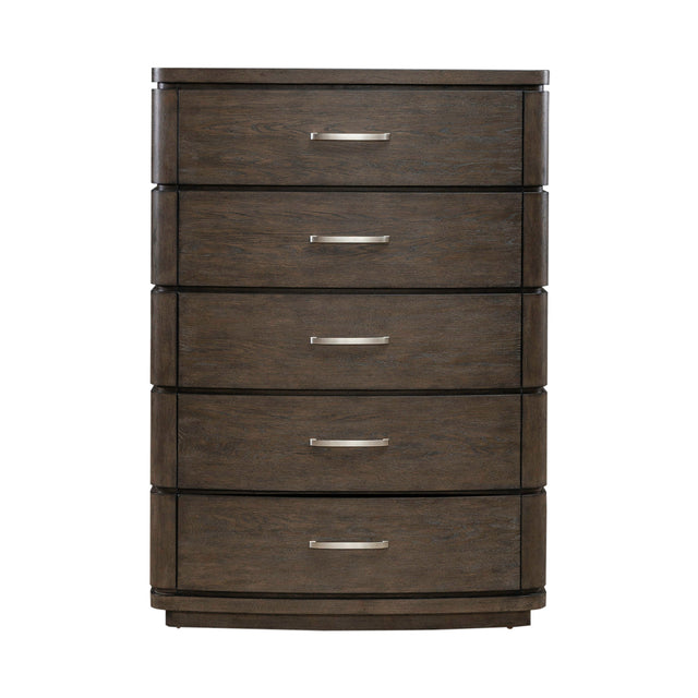 Cascade Falls Satin Espresse 5 Drawer Chest - QK1090101_LIBF_PRI_OL