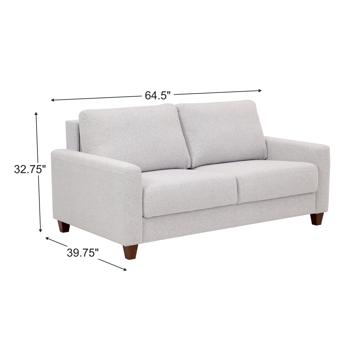 Meko Sleeper Loveseat - QK1090404_LUON_DIM_OL