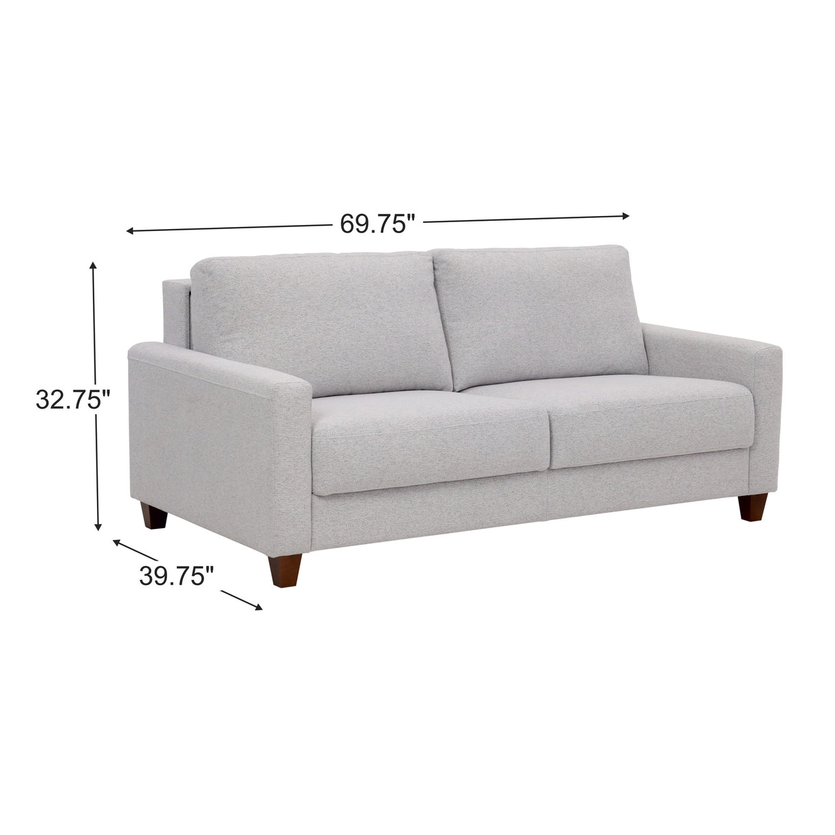 Meko Sleeper Loveseat - QK1090406_LUON_DIM_OL