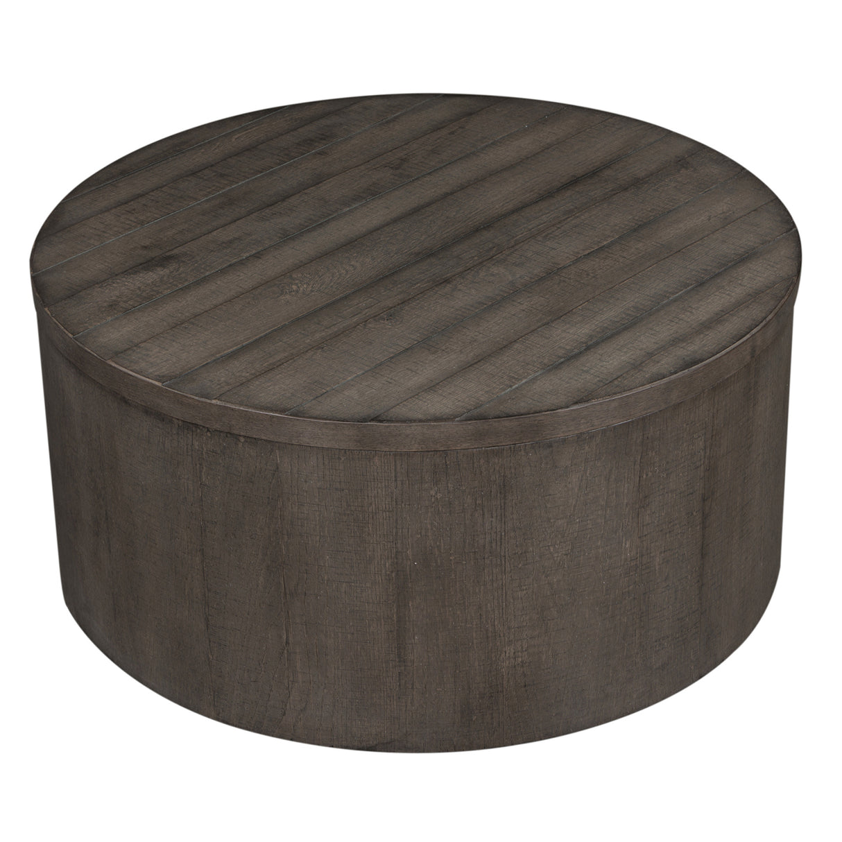 Modern Farmhouse Drum Coffee Table - QK1090585_LIBF_AFR_OL