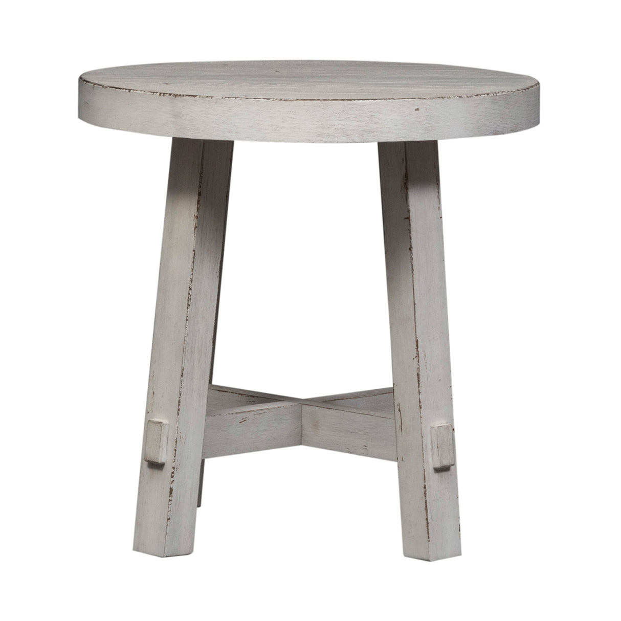 Modern Farmhouse Round End Table - QK1090592_LIBF_AFR_OL