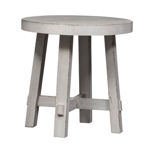 Modern Farmhouse Round End Table - QK1090592_LIBF_PRI_OL