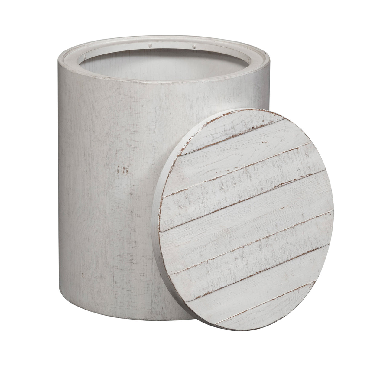 Modern Farmhouse Drum End Table - QK1090594_LIBF_IS1_OL