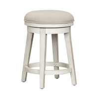 Modern Farmhouse Console Swivel Stool - QK1090597_LIBF_PRI_OL