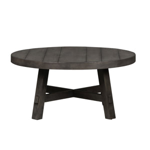 Modern Farmhouse Round Coffee Table - QK1090599_LIBF_AFR_OL