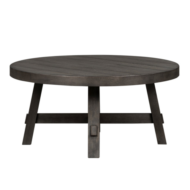 Modern Farmhouse Round Coffee Table - QK1090599_LIBF_PRI_OL