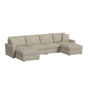 Simply Elements Double Trouble 4 Piece Sectional - QK1092363_STLI_AFR_OL