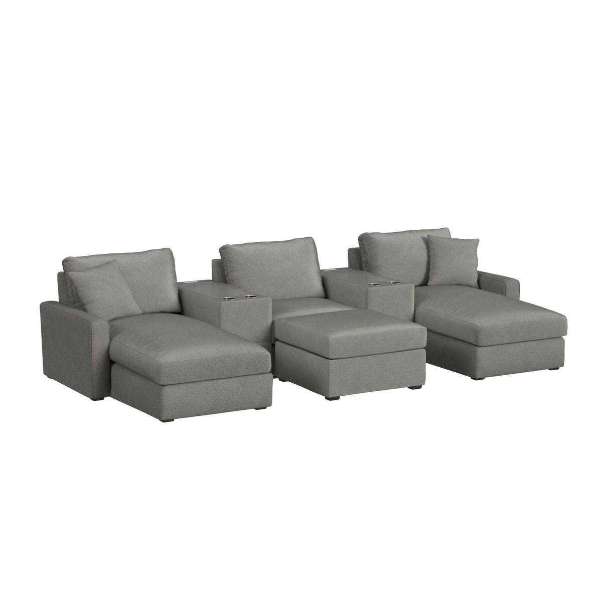 Simply Elements The Movie Lover 6 Piece Sectional - QK1092393_STLI_AFR_OL