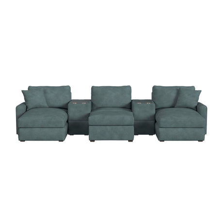 Simply Elements The Movie Lover 6 Piece Sectional - QK1092409_STLI_PRI_OL