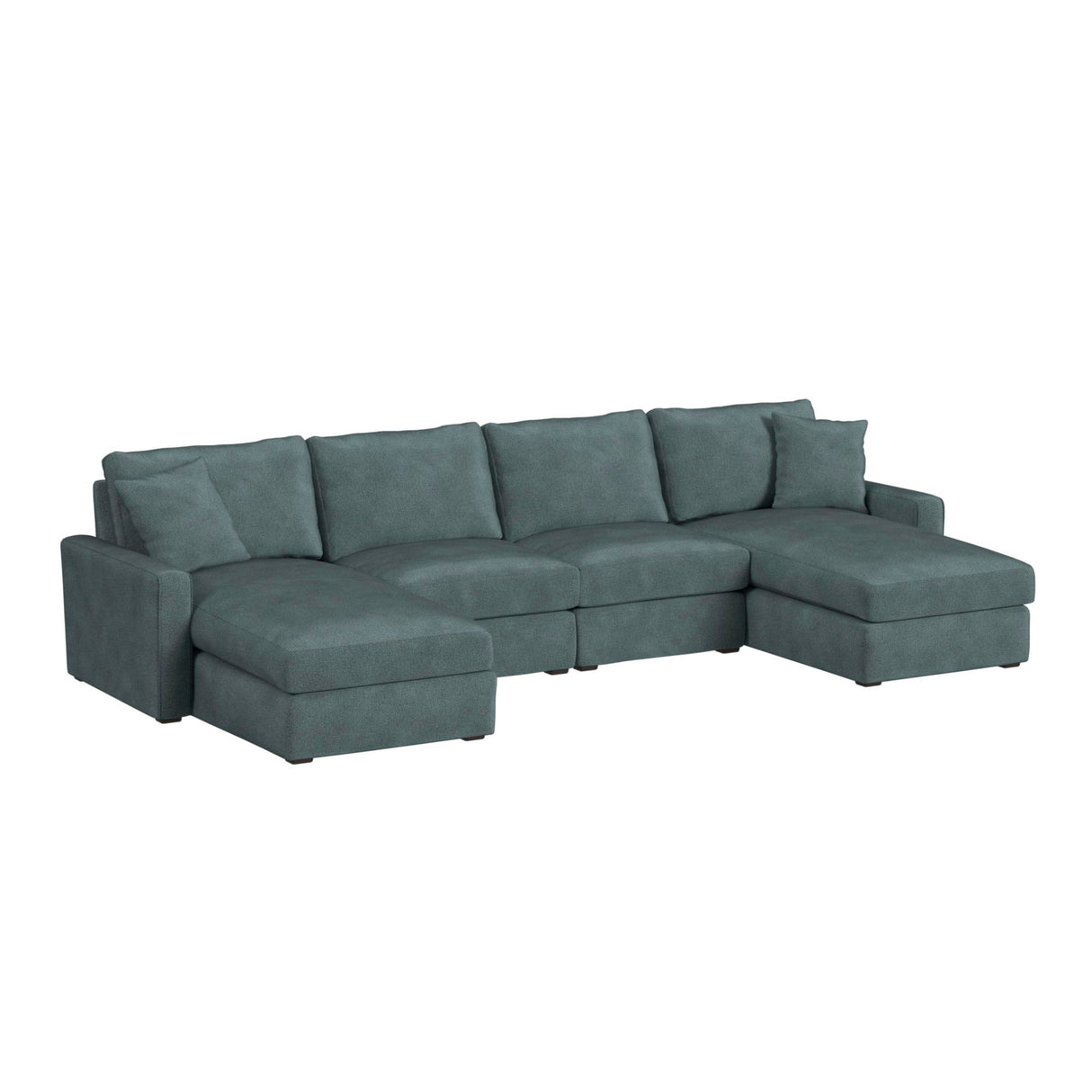 Simply Elements Double Trouble 4 Piece Sectional - QK1092411_STLI_AFR_OL