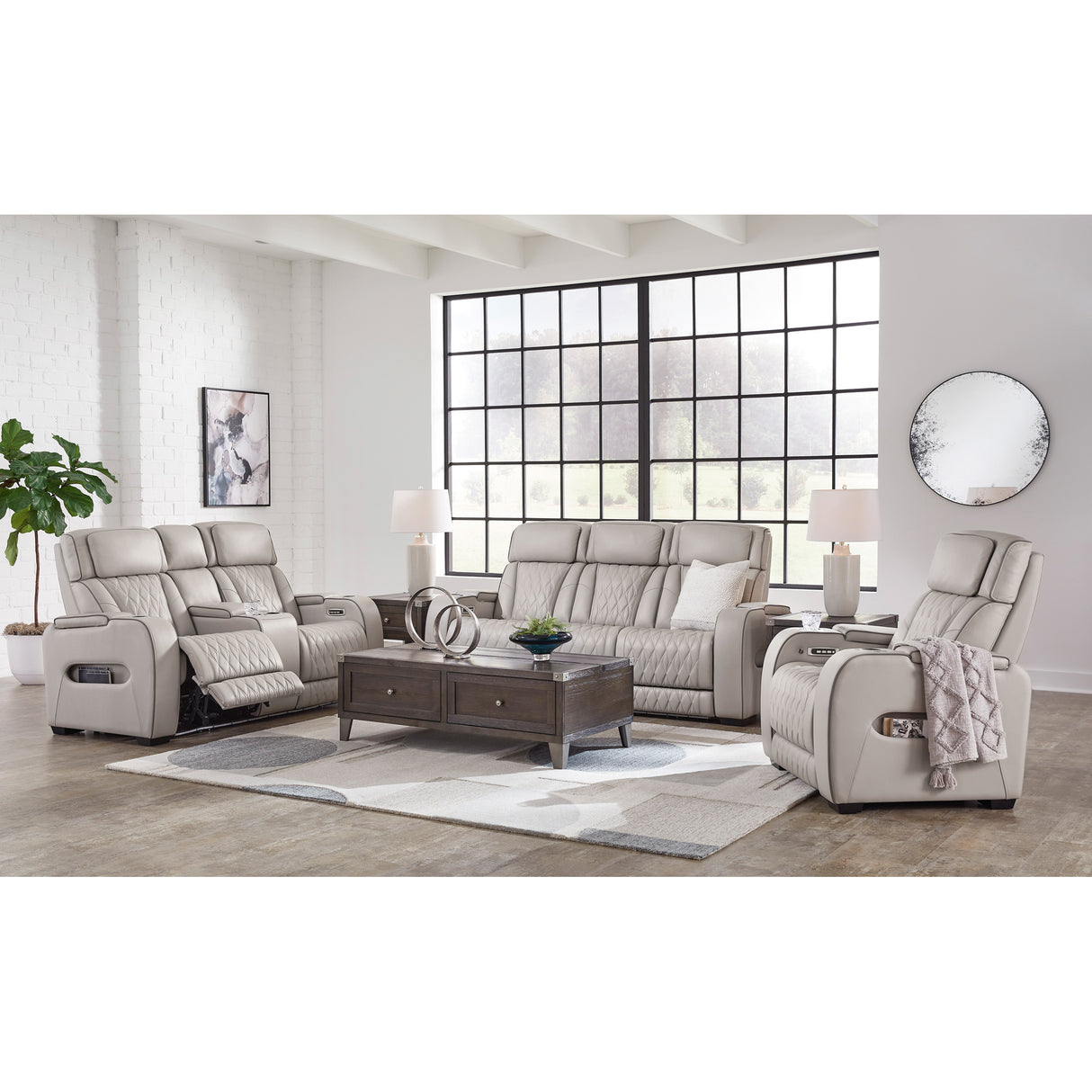 Boyington Power Reclining Sofa - QK1092542_ASHL_LF2_RM