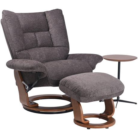 Bubba Swivel Recliner with Ottoman