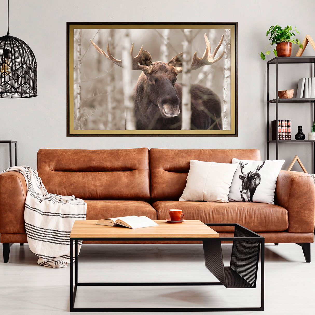 Moose Horn Wall Art - QK1092654_NORH_LF1_RM