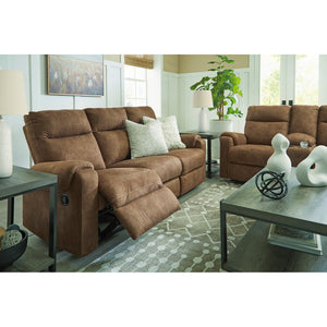 Edenwold Reclining Sofa partially reclined in living room