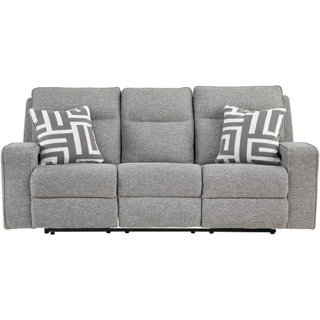 Biscoe Dual Power Reclining Sofa front view