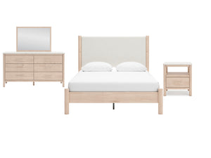 Cadmori 4 Piece Upholstered Room Group