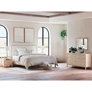 Cadmori 4 Piece Upholstered Room Group iso view in room